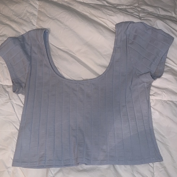 Blue crop top - Picture 2 of 2